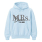 Personalized Mrs Marriage Date Print Bride Unisex Hoodie