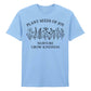 Plant Seeds Of Joy Wildflower Quote Graphic Unisex T-Shirt