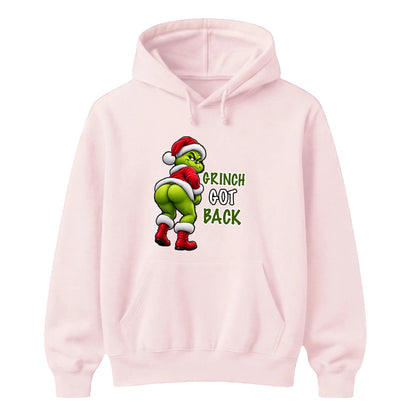 Playful cheeky backside quote graphic Christmas Unisex Hoodie