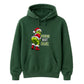 Playful cheeky backside quote graphic Christmas Unisex Hoodie