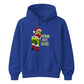 Playful cheeky backside quote graphic Christmas Unisex Hoodie