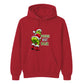Playful cheeky backside quote graphic Christmas Unisex Hoodie