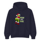 Playful cheeky backside quote graphic Christmas Unisex Hoodie