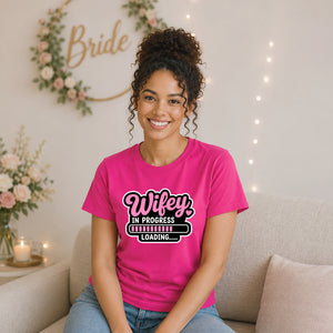 Playful Countdown Wedding Slogan Bride Ladies T-Shirt