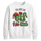 Playful Fun Sized Elf Slogan Christmas Unisex Sweatshirt