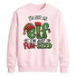Playful Fun Sized Elf Slogan Christmas Unisex Sweatshirt