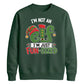 Playful Fun Sized Elf Slogan Christmas Unisex Sweatshirt
