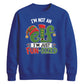 Playful Fun Sized Elf Slogan Christmas Unisex Sweatshirt