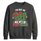Playful Fun Sized Elf Slogan Christmas Unisex Sweatshirt