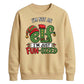 Playful Fun Sized Elf Slogan Christmas Unisex Sweatshirt