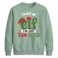 Playful Fun Sized Elf Slogan Christmas Unisex Sweatshirt