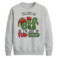 Playful Fun Sized Elf Slogan Christmas Unisex Sweatshirt