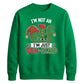 Playful Fun Sized Elf Slogan Christmas Unisex Sweatshirt