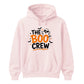 Playful ghost crew design spooky season Halloween hoodie