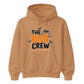 Playful ghost crew design spooky season Halloween hoodie