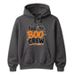 Playful ghost crew design spooky season Halloween hoodie