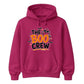 Playful ghost crew design spooky season Halloween hoodie