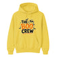 Playful ghost crew design spooky season Halloween hoodie