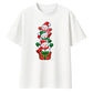 Playful stacked snowmen gift Christmas Oversized T-Shirt