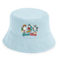 Playful Surfing Ducks Good Vibes Graphic Summer Kids Hat