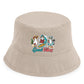 Playful Surfing Ducks Good Vibes Graphic Summer Kids Hat