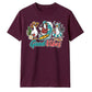 Playful Surfing Ducks Good Vibes Summer Unisex T-Shirt
