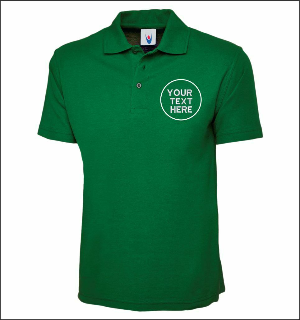 Custom Embroidered Men Polo Tshirt, Personalised Text/Design Shirt, Digitized Company Logo Monogrammed Polo Tee, Special Gift for Golf Lover