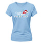 Pop culture festive quote print Christmas Ladies T-Shirt