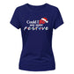Pop culture festive quote print Christmas Ladies T-Shirt