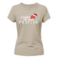 Pop culture festive quote print Christmas Ladies T-Shirt