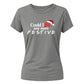 Pop culture festive quote print Christmas Ladies T-Shirt