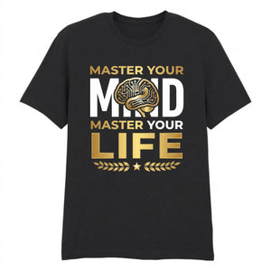 Powerful Master Your Mind Slogan Graphic Unisex T-Shirt