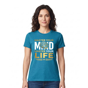 Powerful Master Your Mind Slogan Graphic Unisex T-Shirt