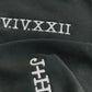Matching Couple Valentine Hoodie, Embroidered Roman Numeral Hoody, Custom One Year Anniversary Hoodie, GF BF Couple Valentines Day Jumper