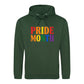 Pride Month Bold Rainbow Block Typography Unisex Hoodie