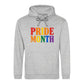 Pride Month Bold Rainbow Block Typography Unisex Hoodie