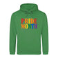Pride Month Bold Rainbow Block Typography Unisex Hoodie