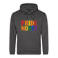 Pride Month Bold Rainbow Block Typography Unisex Hoodie