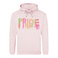 Pride Vivid Neon Drip Outline Pride Month Unisex Hoodie