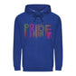 Pride Vivid Neon Drip Outline Pride Month Unisex Hoodie