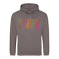 Pride Vivid Neon Drip Outline Pride Month Unisex Hoodie