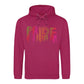 Pride Vivid Neon Drip Outline Pride Month Unisex Hoodie