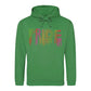 Pride Vivid Neon Drip Outline Pride Month Unisex Hoodie