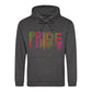 Pride Vivid Neon Drip Outline Pride Month Unisex Hoodie
