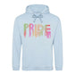 Pride Vivid Neon Drip Outline Pride Month Unisex Hoodie