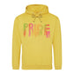 Pride Vivid Neon Drip Outline Pride Month Unisex Hoodie