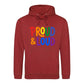 Proud And Loud Retro Spectrum Pride Month Unisex Hoodie