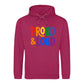Proud And Loud Retro Spectrum Pride Month Unisex Hoodie