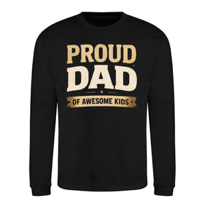 Proud Dad of Awesome Kids Classic Father Day Sweatshirt