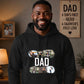 Proud Dad Photo Style Printed father day hoodie